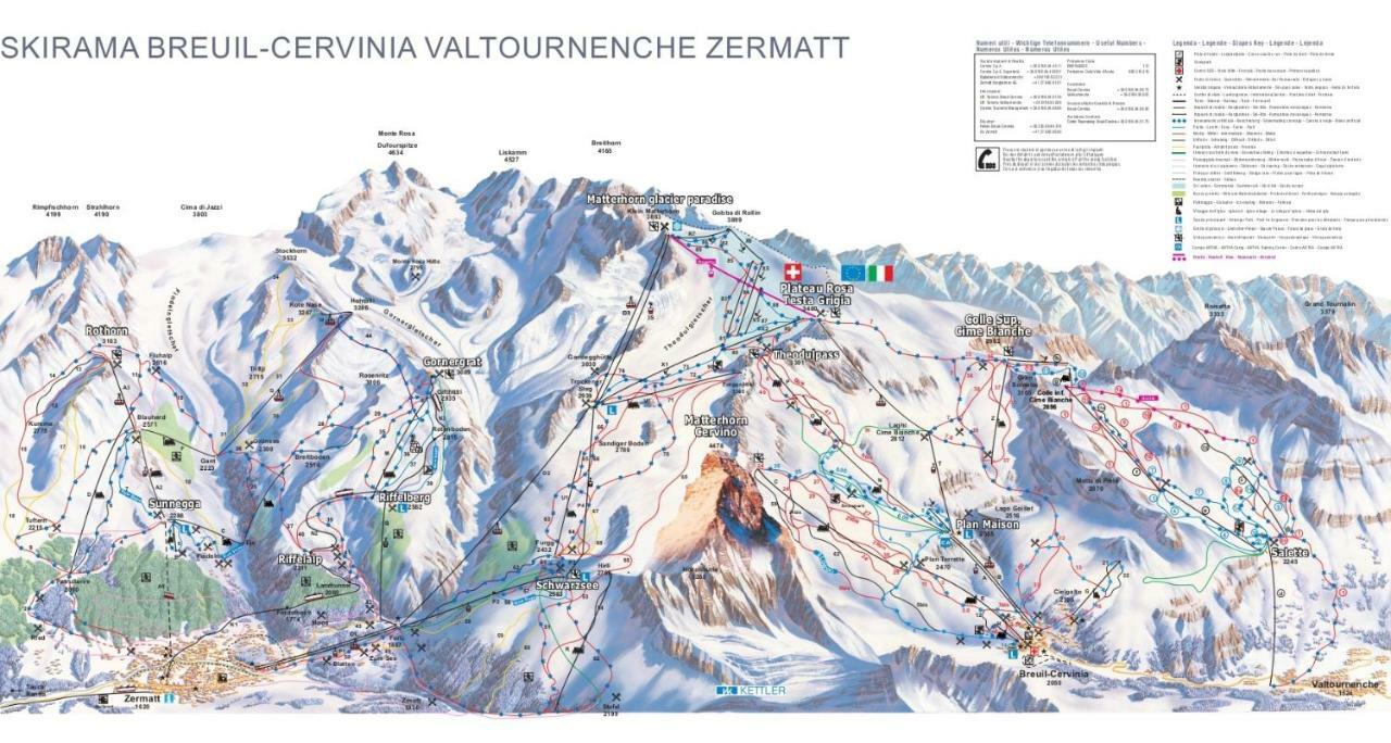 Hotel Meuble Meridiana Valtournenche Kültér fotó